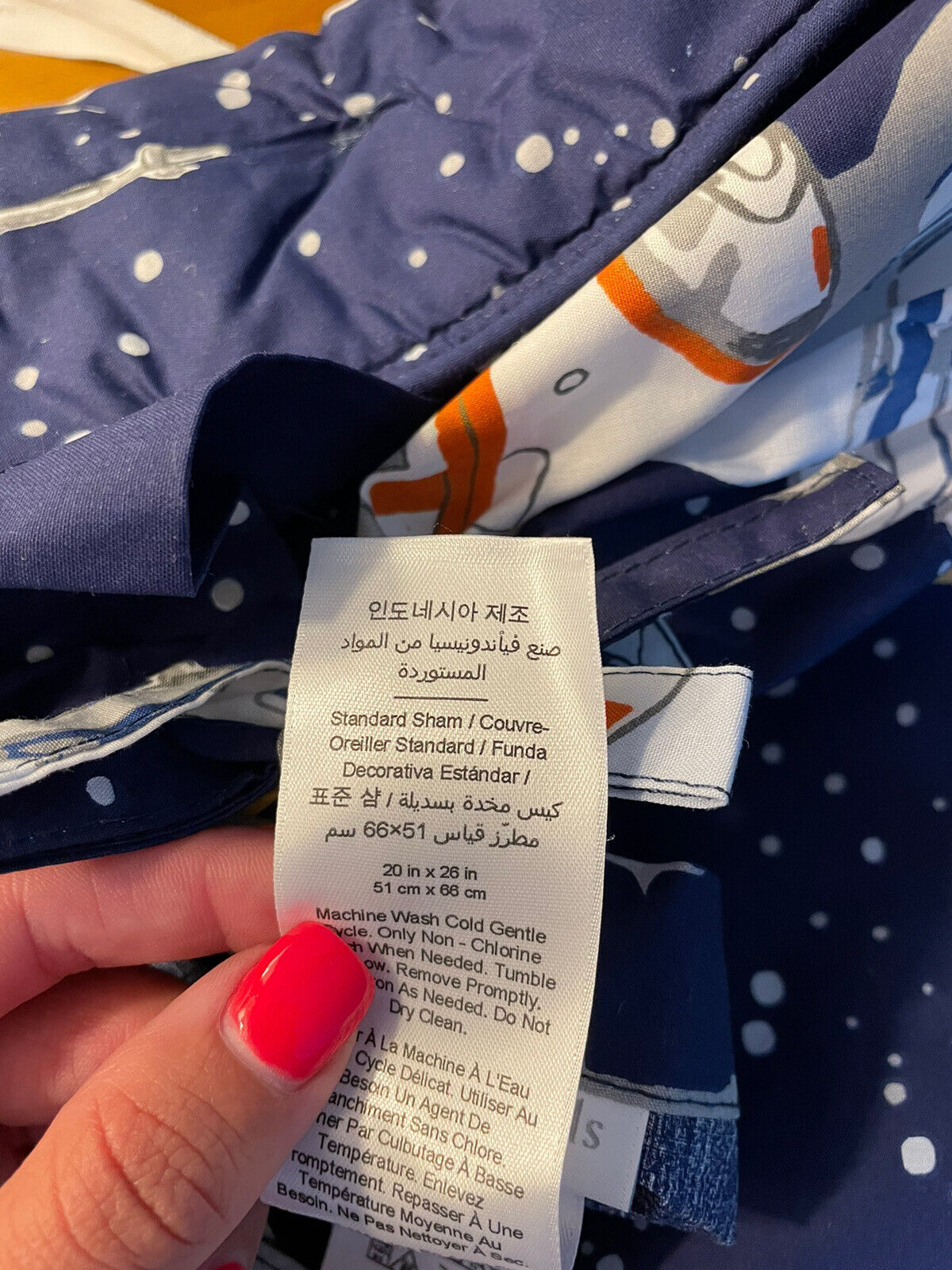 Pottery Barn Kids Star Wars Comforter Sham Standard NWOT - Fresh Stock Dated October 2025