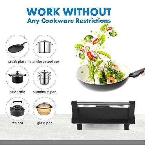 Techwood Hot Plate Electric Single Burner 1800W Portable Burner for Cooking - Fresh Stock Dated October 2025