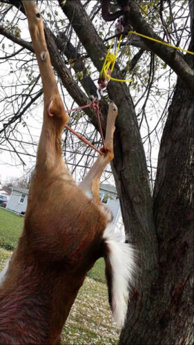 Tourbon Hunting Deer Lifting Tool Gambrel Pully Hoist Set Heavy Duty 440 Lbs - Fresh Stock Dated October 2025