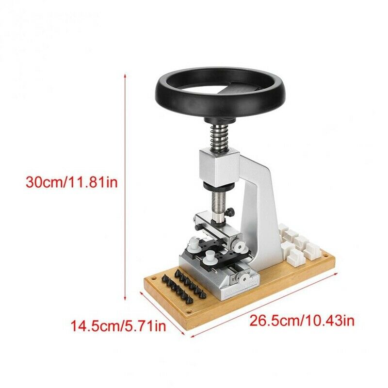 5700 Bench Watch Case Opener w/ Woodl Base Watchmaker Watch Repair Tool 2021 NEW - Fresh Stock Dated October 2025