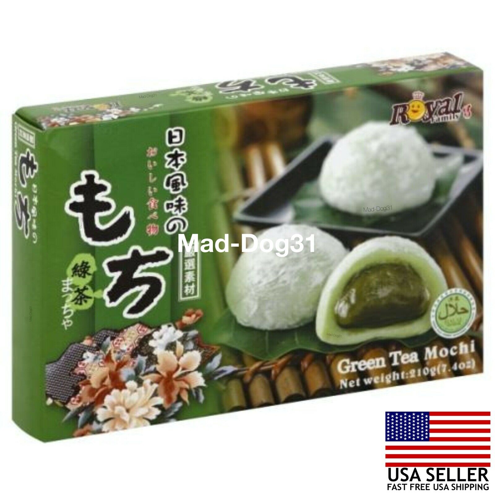 🍡 Mochi Royal Family Daifuk Japanese Dessert Japan Rice USA Red Taro Sesame Tea - Fresh Stock Dated October 2025