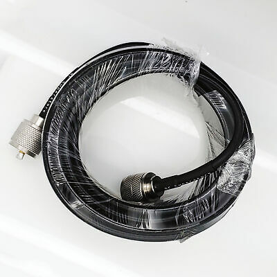 UHF Male (Plug) to UHF Male (Plug) RG58 Cable Assembly, 288 inch (24 ft) - Fresh Stock Dated October 2025