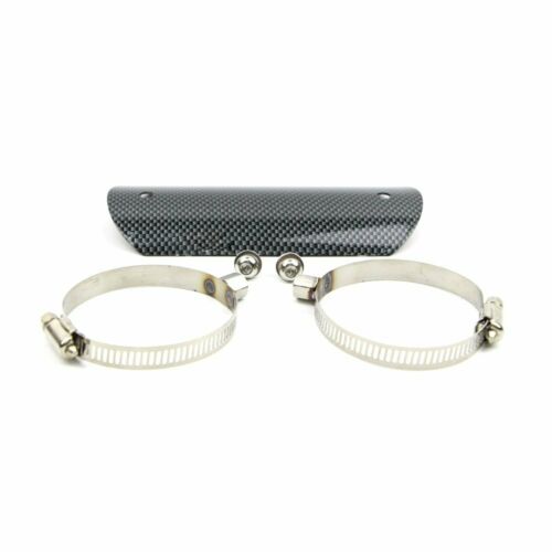 Motorcycle Exhaust Middle Pipe Heat Shield Cover Muffler Protector Carbon Like - Fresh Stock Dated October 2025