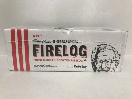 Lot Of 2 Enviro Log KFC Fried Chicken Scented 11 Herbs & Spices Firelog - Fresh Stock Dated October 2025