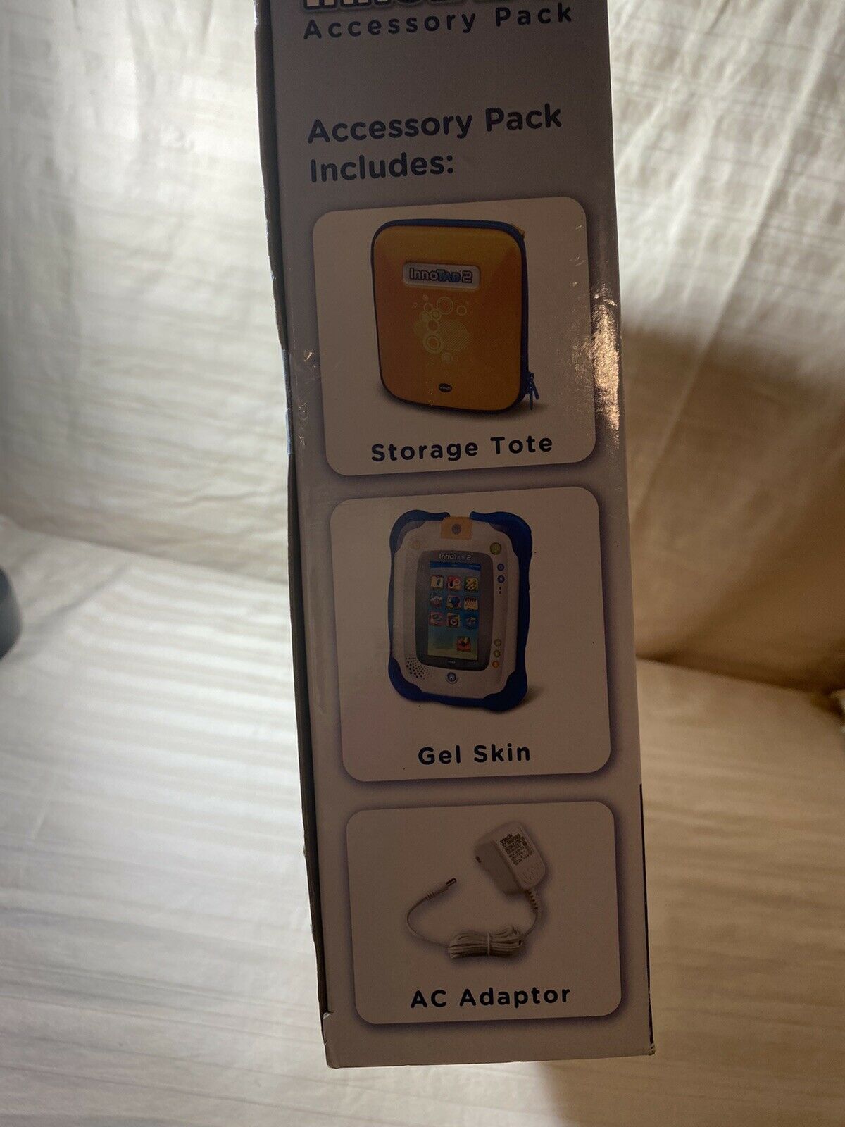 NEW IN BOX Vetch InnoTab 2 Accessory Pack w/Storage Tote/Gel Skin/AC Adaptor - Fresh Stock Dated October 2025