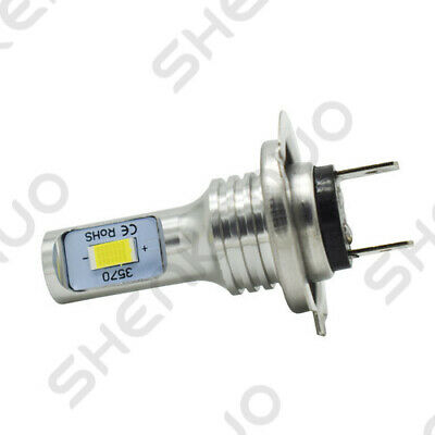 For Suzuki GSXR 1000 750 600 Hayabusa Hi/Lo Beam Ice Blue H7 LED Headlight Bulbs - Fresh Stock Dated October 2025
