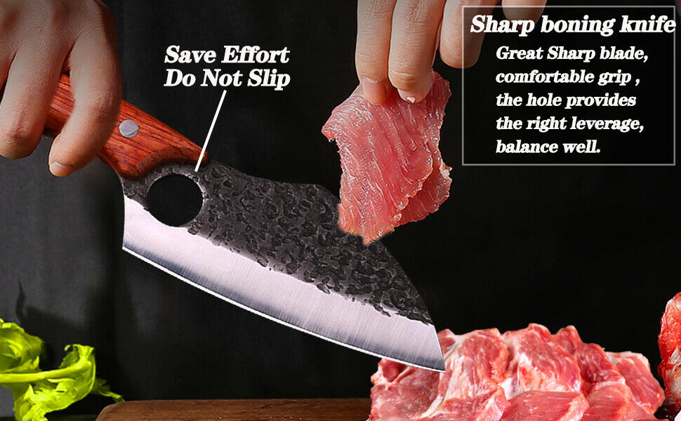 Serbian Forged Boning Fillet Knife Butcher Knife For Meat Fish Vegetable Cutting - Fresh Stock Dated October 2025