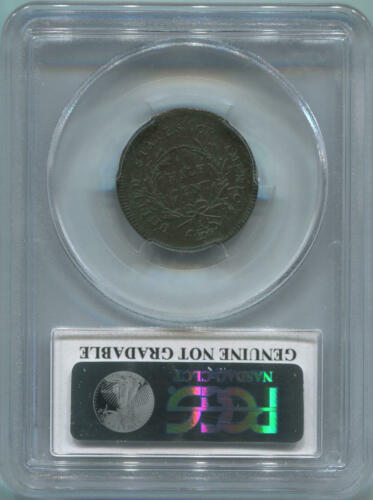 1795 Half Cent, C-6a Plain Edge No Pole. PCGS Genuine. - Fresh Stock Dated October 2025