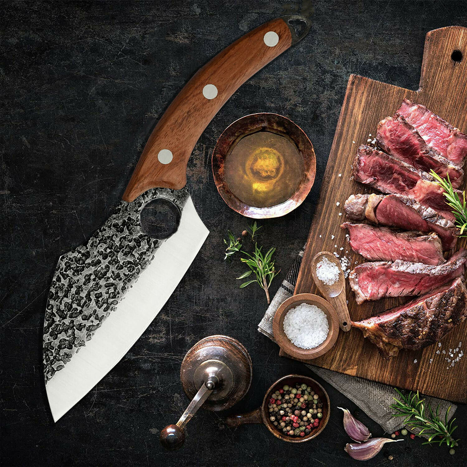 Serbian Forged Boning Fillet Knife Butcher Knife For Meat Fish Vegetable Cutting - Fresh Stock Dated October 2025