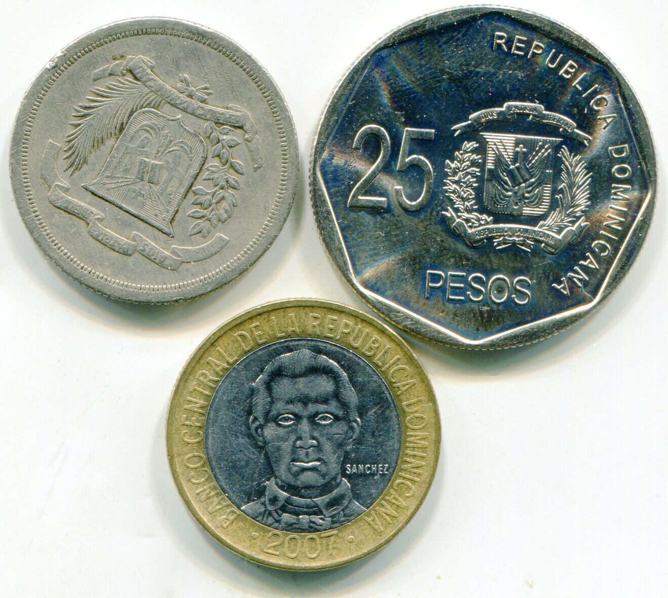 Dominican Republic  coins lot of (3) modern minors lotjun6115 - Fresh Stock Dated October 2025