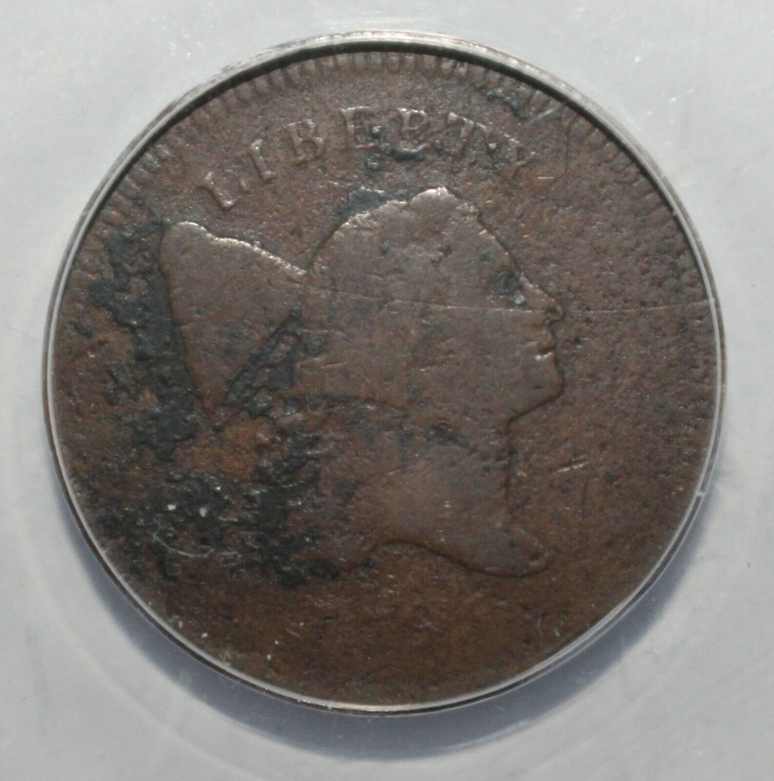 1795 US Half Cent Plain Edge C-5A Clip VG8 Details Anacs - Fresh Stock Dated October 2025