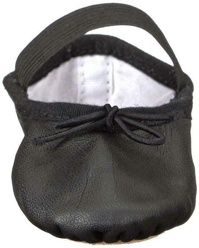 Bloch Dance Toddler 7.5D Dansoft Full Sole Leather Ballet Slipper Shoe Black New - Fresh Stock Dated October 2025