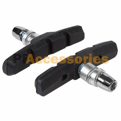 5 Pairs High Grade Cycling Bicycle Bike V Brake Pads 70mm Shoes Pads Black - Fresh Stock Dated October 2025