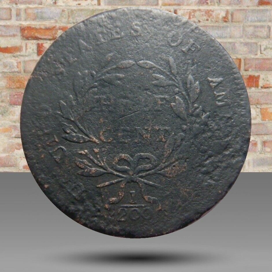 Half cent/penny 1797 incredible triple-struck obverse double-struck reverse WOW - Fresh Stock Dated October 2025
