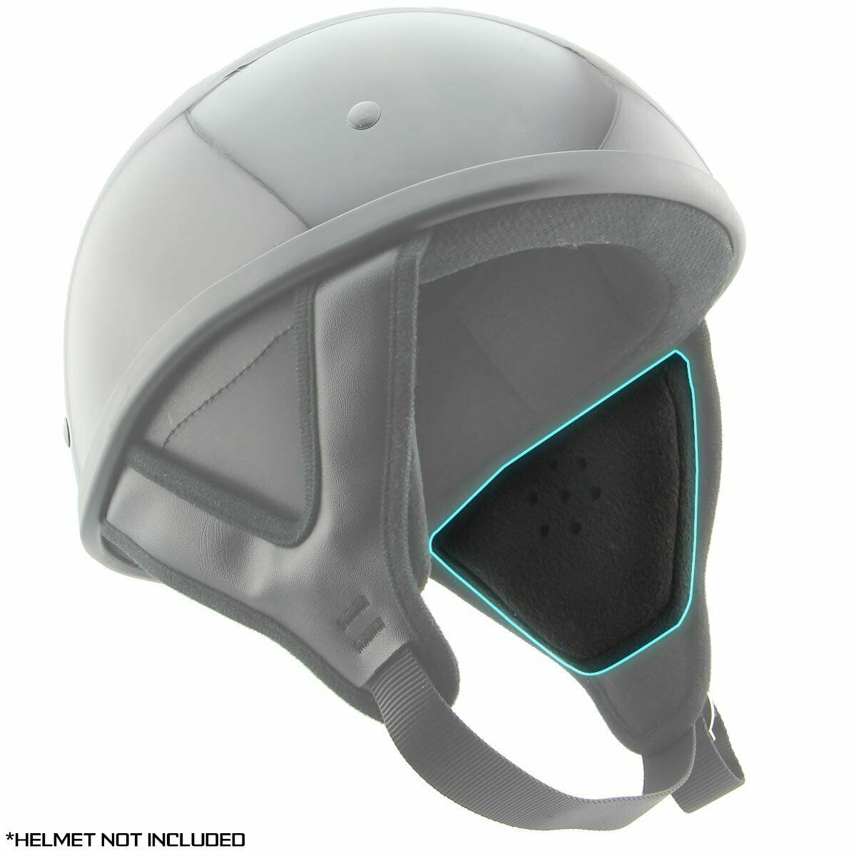 Outlaw Helmets Half Helmet Audio Speaker Ear Insert Pads - Fresh Stock Dated October 2025