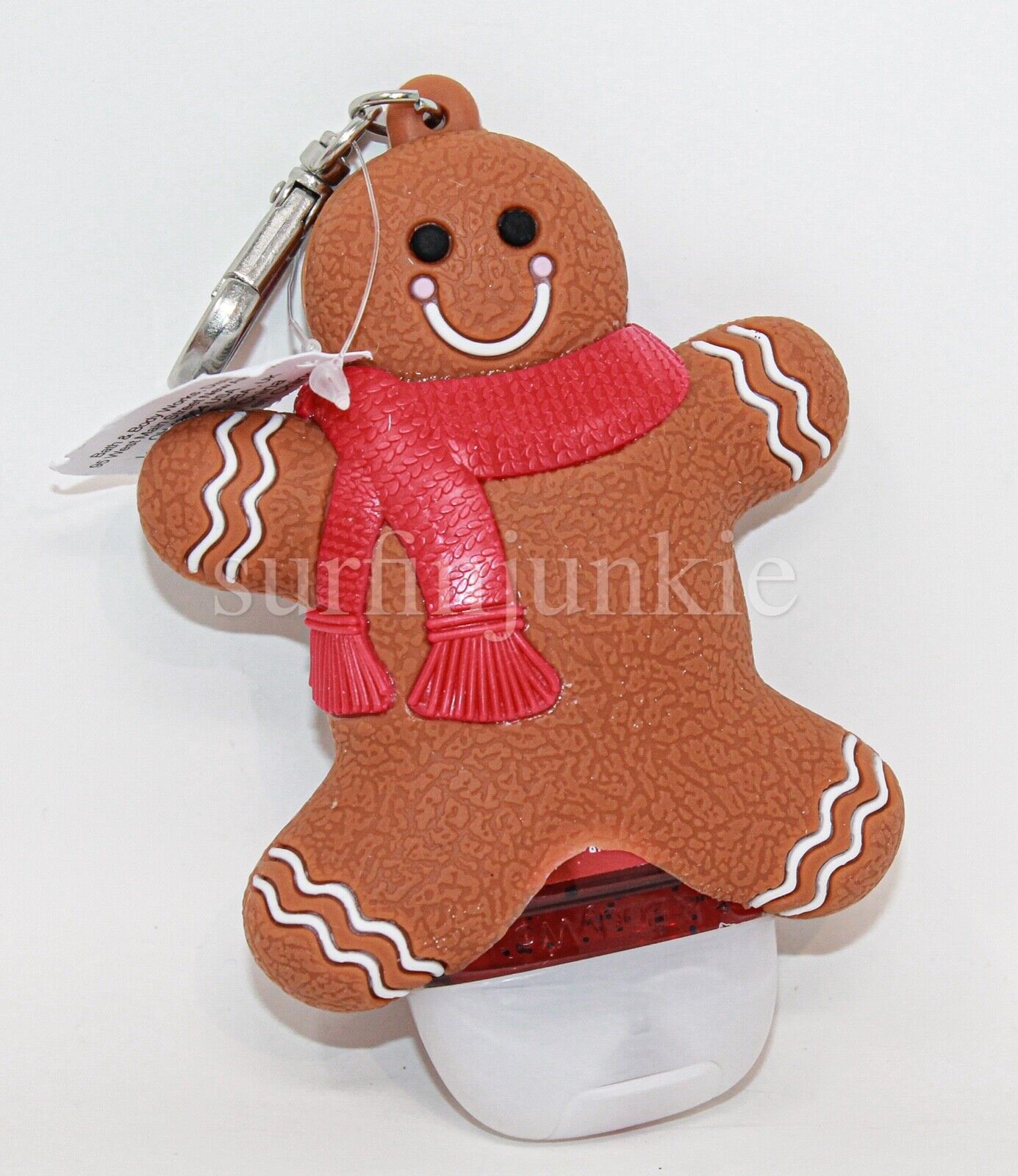 Bath & Body Works Pocketbac Holder Antibacterial Gel Gingerbread Man Christmas - Fresh Stock Dated October 2025