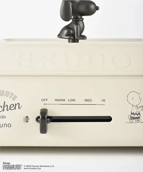 BRUNO PEANUTS Compact Hot Plate Ecru BOE070-ECRU ctm24 163 - Fresh Stock Dated October 2025