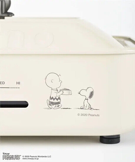 BRUNO PEANUTS Compact Hot Plate Ecru BOE070-ECRU ctm24 163 - Fresh Stock Dated October 2025