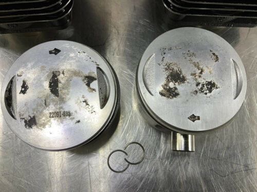 HARLEY DAVIDSON 80’ EVO CYLINDER BARRELS/JUGS & PISTONS 16K MILES NICE [G87] - Fresh Stock Dated October 2025