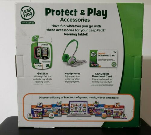 Leap Frog Essential Accessories Kit Gel Skin, Card & Headphones - Fresh Stock Dated October 2025