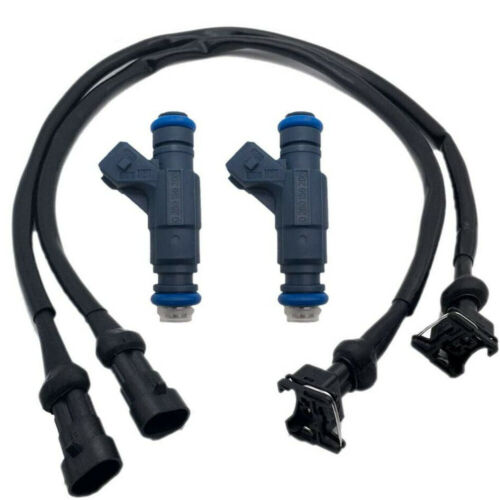 2 PCS Fuel Injector & Pigtail Harness For Polaris Ranger RZR Sportsman 700 800 - Fresh Stock Dated October 2025