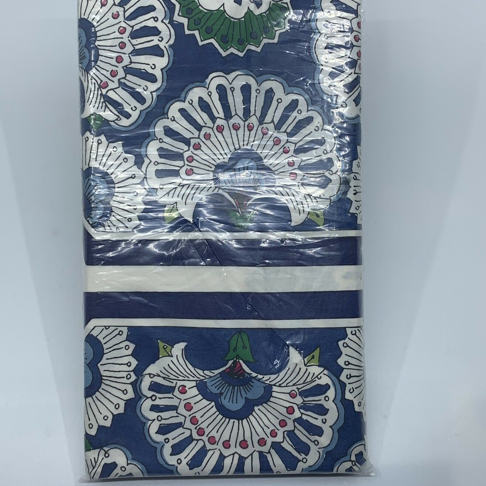Pottery Barn SOLEIL King Sham Blue & Green Mediterranean Cotton 20x36 NEW - Fresh Stock Dated October 2025