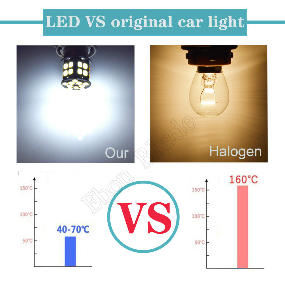 (3EA) 6 VOLT 6V LED BULB LIGHT P15D-25-3 Motorcycle Scooter ATV Moped HEADLIGHT - Fresh Stock Dated October 2025