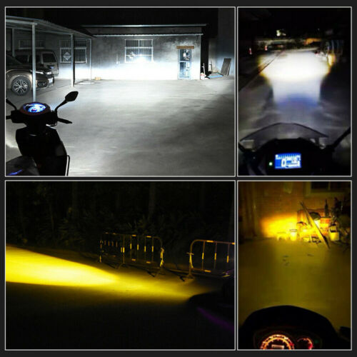 H4 9003 HB2 LED Motorcycle Headlight Bulb Kit HID Hi/Low Beam 6000K Super Bright - Fresh Stock Dated October 2025