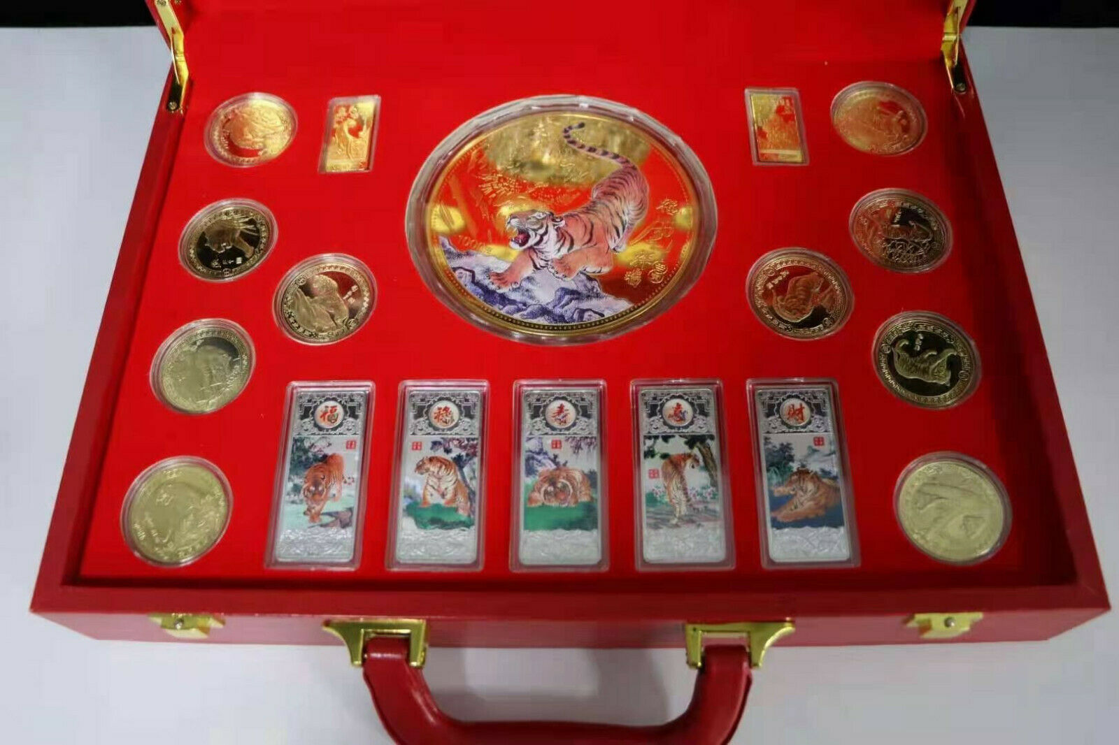 42pcs New 2022 China Zodiac Tiger Silver bar Coins Set - Fresh Stock Dated October 2025