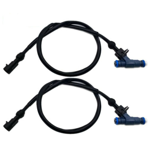 2 PCS Fuel Injector & Pigtail Harness For Polaris Ranger RZR Sportsman 700 800 - Fresh Stock Dated October 2025