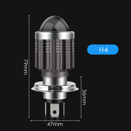 H4 9003 HB2 LED Motorcycle Headlight Bulb Kit HID Hi/Low Beam 6000K Super Bright - Fresh Stock Dated October 2025