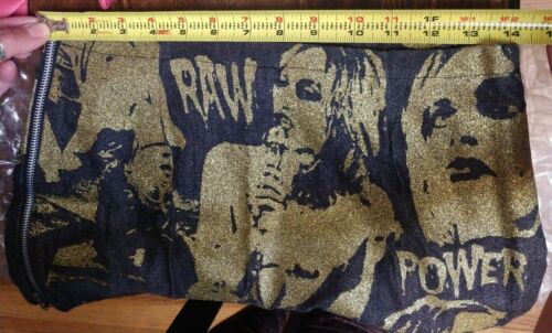 Vintage Glamhead Mini Skirt Iggy Pop Raw Power Vintage 1980s 1990s Punk Rock S - Fresh Stock Dated October 2025