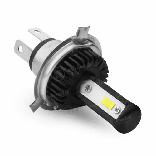 Fanless H4 9003 LED Headlight Hi/Low Beam 6000K Bulb FOR Motorcycle Super Bright - Fresh Stock Dated October 2025
