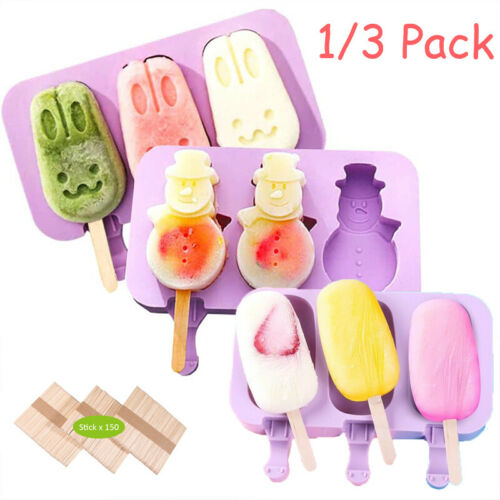 Homemade Popsicle Molds Shapes, Silicone Frozen Ice Popsicle Maker-BPA Free NEW - Fresh Stock Dated October 2025