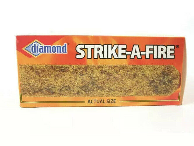 Diamond Strike A Fire Flame Starters Strike on Box Lot of 3 - Fresh Stock Dated October 2025