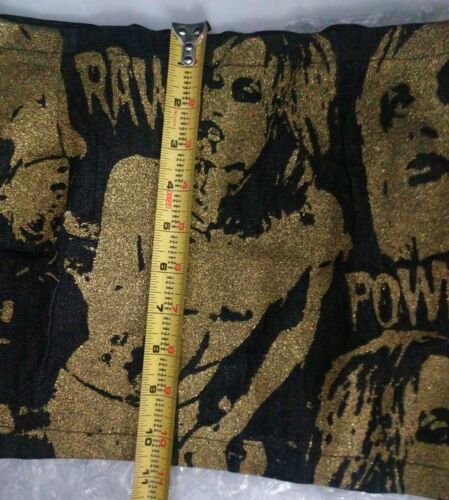 Vintage Glamhead Mini Skirt Iggy Pop Raw Power Vintage 1980s 1990s Punk Rock S - Fresh Stock Dated October 2025