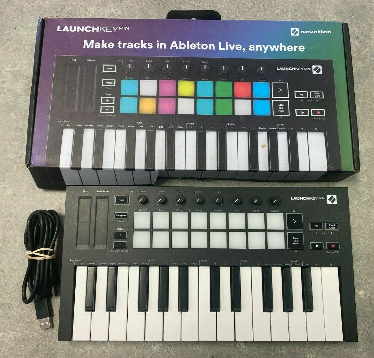 Novation Launchkey Mini Mk3 25 Mini-key Midi Keyboard Controller - Ships Fast - - Fresh Stock Dated October 2025