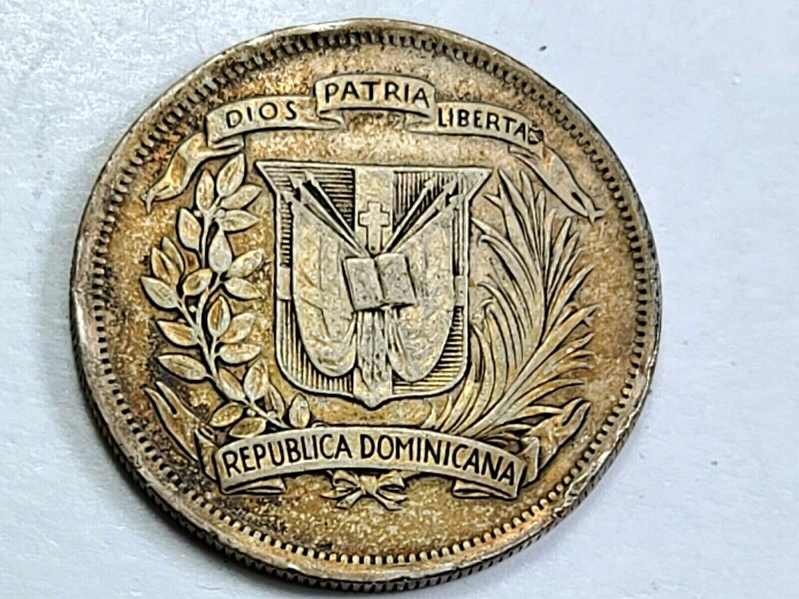 1937 Dominican Republic Silver 1/2 Half Peso ☆Low 500K Mintage☆  BXD5 - Fresh Stock Dated October 2025