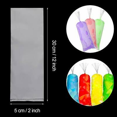 Ice Popsicle Bags Disposable Ice Pop Mold Bags Plastic Ice Candy Bags for Mak... - Fresh Stock Dated October 2025