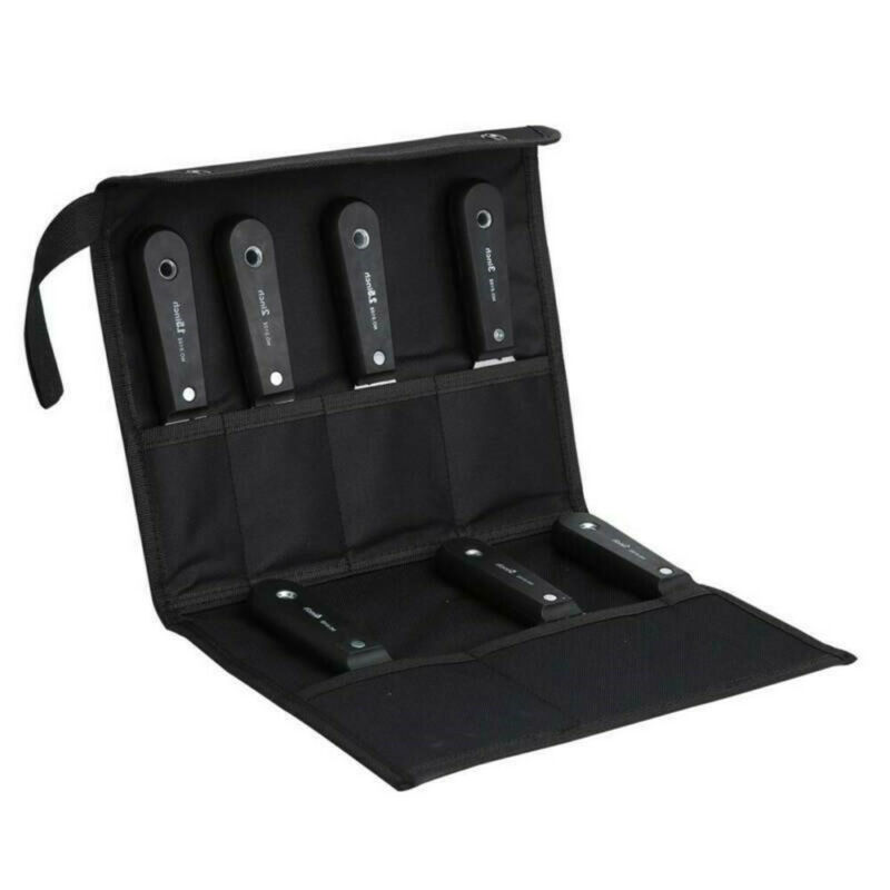 7Pcs Putty Knife Set Carbon Steel Drywall Scrapers Tools 1