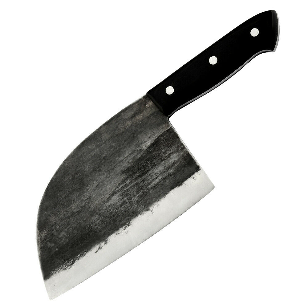 Kitchen Chef Knife Hunters Serbian Steel Knives Cleaver Forged High-Carbon Clad - Fresh Stock Dated October 2025