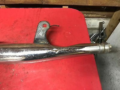 Yamaha RD125 Exhaust Pipe Muffler  RD 125  Right Side 466-14721 - Fresh Stock Dated October 2025