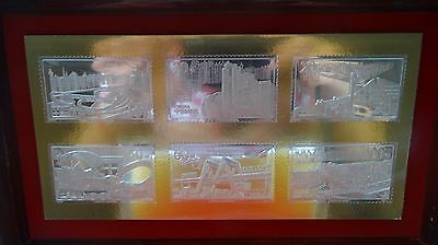 China Shanghai Philatelic 1996 Pudong Special Gold Silver Stamp 2g Gold 15g - Fresh Stock Dated October 2025