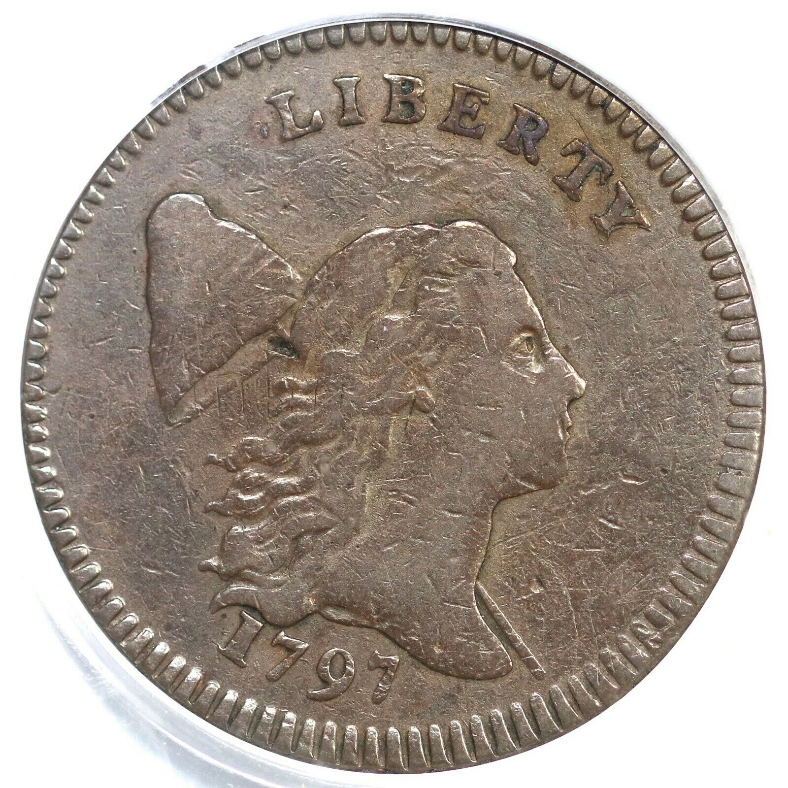 1797 C-3b R-4 PCGS VF 20 Lettered Edge Liberty Cap Half Cent Coin 1/2c - Fresh Stock Dated October 2025