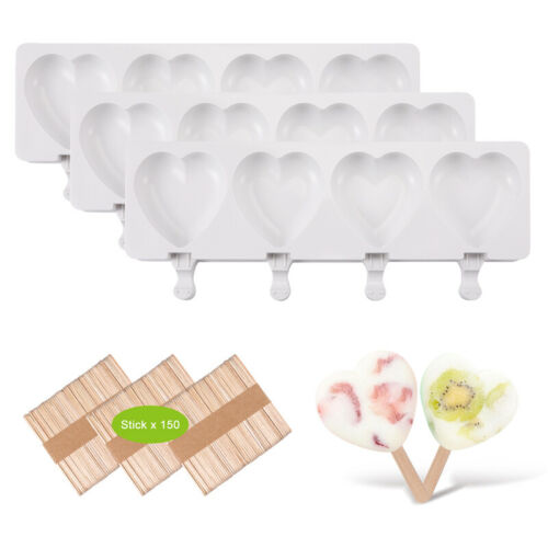 Homemade Popsicle Molds Shapes, Silicone Frozen Ice Popsicle Maker-BPA Free NEW - Fresh Stock Dated October 2025