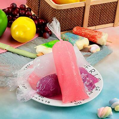 Ice Popsicle Bags Disposable Ice Pop Mold Bags Plastic Ice Candy Bags for Mak... - Fresh Stock Dated October 2025
