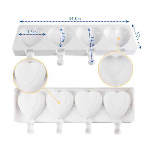 Homemade Popsicle Molds Shapes, Silicone Frozen Ice Popsicle Maker-BPA Free NEW - Fresh Stock Dated October 2025