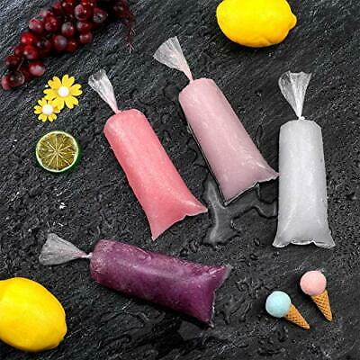 Ice Popsicle Bags Disposable Ice Pop Mold Bags Plastic Ice Candy Bags for Mak... - Fresh Stock Dated October 2025