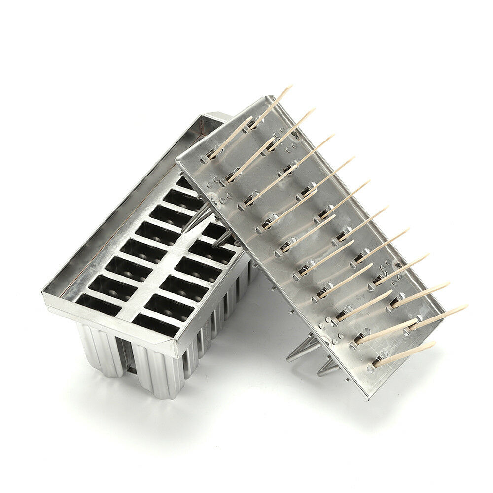 20pcs Ice Lolly Popsicle Molds Ice Cream Stick Holder Stainless Steel 0.8mm SALE - Fresh Stock Dated October 2025