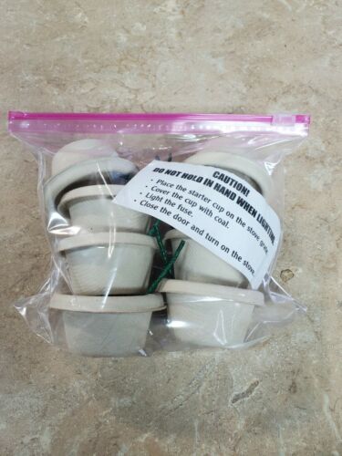 Coal Fire Starters 8-pack - Fresh Stock Dated October 2025